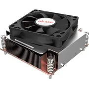 Cpu dzesēšana Akasa chladič 2U dzesētājs priekš Intel Core i7 un Xeon. Lga1700 saderīgs Cooler for compatible