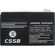 Cssb 12V gēla akumulators Akumulator 10Ah