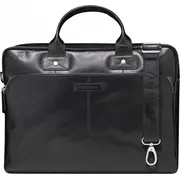 dbramante soma Kronborg 16 2. paaudzes Pilngraudu ādas piezīmjdatoram līdz melna Torba 2Nd Gen Full grain leather bag for notebook until Black