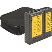 Delock kabeļu testeris portu meklētājs 86407 Tester kabli Rj45 Rj12 Wyszukiwacz