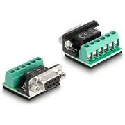 Delock Usb kabelis Usb-A Rs-232 1.8 m balts-melns 63465 Kabel