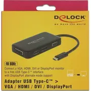 Delock Usb-C stacija/replikators 63929 Stacja/Replikator