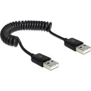 Delock Usb kabelis Usb-A  Usb-A melns 83239 Kabel Czarny