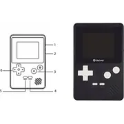 Denver Gamepad Gmp-290 ar 2.5 collu Lcd ekrānu Pad ekranem