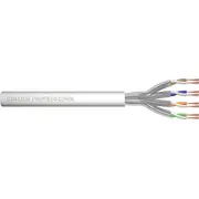 Digitus Cat 6A U-Ftp plākstera kabelis neapstrādāts garums 305 m papīra kaste Awg 27/7 Lszh simplex krāsa pelēka Patch cable raw length paper box color grey