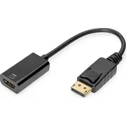 Digitus Displayport  melns Hdmi Av adapteris Db-340415-002-S Adapter Displayport czarny
