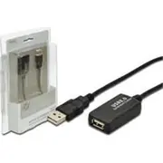 Digitus Usb-A Usb kabelis  melns Da701304 Kabel Czarny
