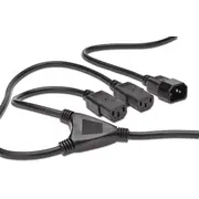 Digitus Y tipa barošanas kabelis 1.7 m Ak-440400-017-S Kabel typu 1.7M