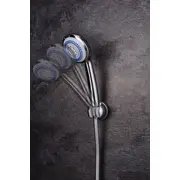 Dušas Galvas Turētājs Vacuumcap Ela Chrome Shower Head Holder