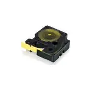 Dymo drukas lente 18491 melna dzeltena S0718090 Drukarska Black Yellow