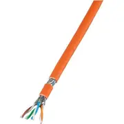 Efb Infralan Cat.7 instalācijas kabelis 100 vara S Ftp 1000 Mhz 100M oranžs Kabel instalacyjny S/Ftp