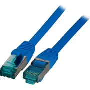 Efb Rj45 Patchkabel S/Ftp. Cat.6A. Lszh. 30M. melns Blau