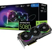 Geforce Rtx 5080 Argb Epic-X Rgb pārspīlēts 16Gb Gddr7 grafikas karte Karta graficzna Pny Overclocked Vcg508016Tfxxpb1-O