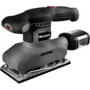 Grafīta slīpmašīna Orbitālā 260 W. pamatne 90 x 187 mm Szlifierka Graphite oscylacyjna 260W. stopa
