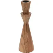 Home Styling Collection Koka svečturis. akācija. 22 cm Drewniany akacja.