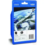 Ink Brother Lc985Bk Schwarz oriģināls Blisteris ar akustisko/elektromagnētisko signalizāciju Tintenpatrone kažokādas Dcp-J125. Dcp-J140. Dcp-J315. Dcp-J515. Mfc-J220. Tusz original Blister mit akustischem/elektromagnetischem Alarm fur Mfc-J265.Mfc-J410. Mfc-J415