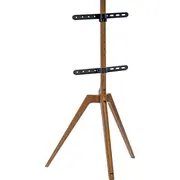 Inline koka statīvs Tv pjedestāls. statīvs. Led televizoram 45-65 114-165Cm. maks. 40 kg Woodstand pedestal. tripod. for max. 40Kg