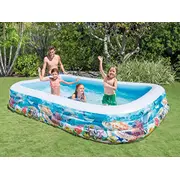 Intex piepūšamās baseina zivis 305X183Cm 58485 Basen dmuchany Rybki
