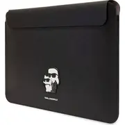 Karl Lagerfeld futrālis Sleeve Klcs14Sakcpmk 14 melns/melns Saffiano KarlChoupette Etui czarny/black
