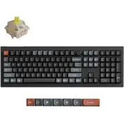 Keychron Keyboard Wrl V6 Ultra/Black V6U-D4 tastatūra Klawiatura