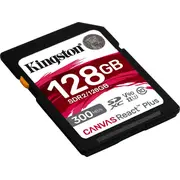 Kingston Canvas React Plus Sdxc karte Karta Gb Class Uhs-Ii/U3 V90 Sdr2/128Gb