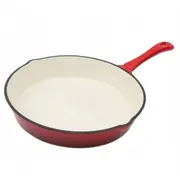 Krisberg Panna Emaljēta čuguna panna Sarkana 25Cm Ks-7706 Patelnia emaliowana Czerwony