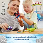 Lego Marvel Spidey zemūdens transportlīdzekļi 11207 Podwodne pojazdy