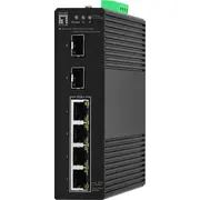 Levelone slēdzis Igs-2106P tīkla saites Pārvaldītas L2 Gigabit Ethernet 10/100/1000 Poe atbalsts Melns Switch sieciowe Czarny