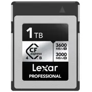 Lexar Cfexpress 4.0 Pro Silver. R3600/W3000 1Tb Srebrny.
