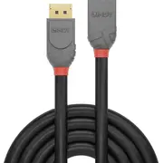 Lindy Displayport kabelis 3M pelēks 36498 Kabel szary