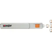 Lindy Usb-C oranžā krāsā