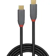 Lindy Usb kabelis 3.2 kabeļa tips C/C 5A Pd Anthra Line M/M 2M Kabel Typ