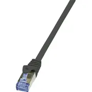 Logilink Cat7 S Ftp Patch kabelis Primeline Pimf melns 15M Cq4103S S/Ftp Patchkabel czarny