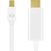 Logilink Displayport Mini Hdmi kabelis 1M balts Cv0122 Kabel