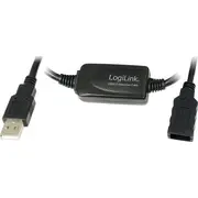 Logilink Usb-A Usb kabelis melns Ua0145 Kabel Czarny