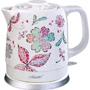 Maestro Mr-068C Flowers tējkanna Balta Czajnik Kwiaty