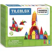 Magformers Tileblox Rainbow Set 42 El. Zestaw