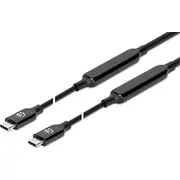 Manhetenas Usb-C  Usb-C Usb Kabelis melns 355964 Kabel Usb Manhattan Usb-C Czarny