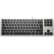 Matias vadu alumīnija tastatūra Fk308Lb-Uk Klawiatura Wired Aluminum