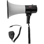 Megaphone Nedis 1500M ierakstīšana 120Db melna/balta/bojāta iepakojums Megafon Nagrywanie opakowanie