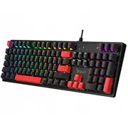 Mehāniskā tastatūra Asiņainais S520N Fire Black Blms Red Plus slēdzis Klawiatura mechaniczna A4Tech Bloody Switch