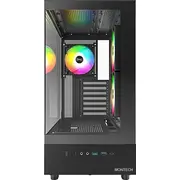 Montech Xr melns Argb korpuss Obudowa czarna