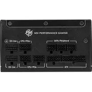 Msi Mpg A1000Gs Pcie5 1000 W Atx 3.1 barošanas avots 306-7Zpfy11-Ce0 Zasilacz 1000W