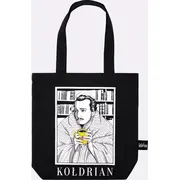 Nadwyraz.com Melna kokvilnas soma Kołdrian Torba czarna