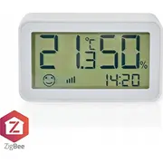 Nedis gaisa mitrinātājs. Balts. Iekštelpu higrometrs. termometrs. Higrometrs. Termometrs. Plastmasa. 0 95 Powietrza Zbsc30Wt. White. Indoor hygrometer. thermometer. Hygrometer. Thermometer. Plastic.