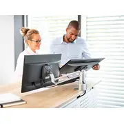 Novus 9904018000 rokturis monitora stends 68.6 cm 27 Melns galds Uchwyt stojak do Biurko Czarny