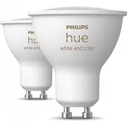 Nozīmē Philips Hue White Col. Amb. Gu10 Doppelpack 2X350Lm Signify