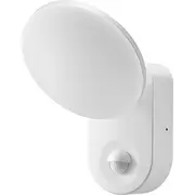 Orno Riolit Led sienas lampa 15W. dārza armatūra ar kustības sensoru. 1100Lm. Ip65. 4000K. balta Kinkiet oprawa ogrodowa czujnikiem ruchu.