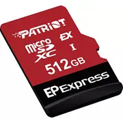Patriot Ep Express Microsdxc 512 Gb 10. klases Uhs-I/U3 V30 karte Pef512Gepexmcx Karta Class