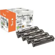 Persiku tonera komplekts Cmyk rezerves Crg-718 Pt537 Toner Peach Zestaw Zamiennik